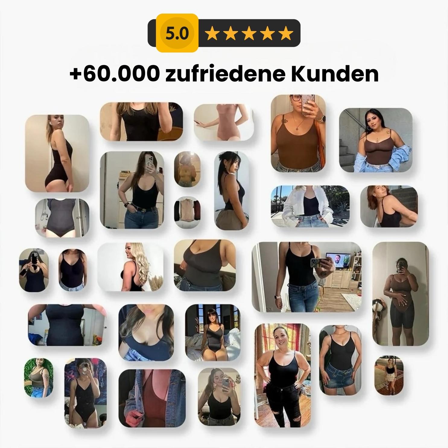 Nahtloser Shapewear Longsleeve mit Slip für Perfekte Silhouette