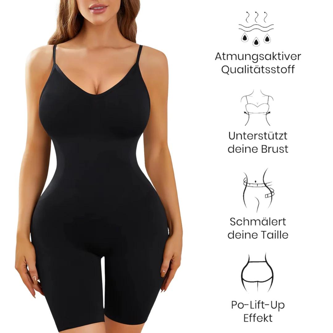 Nahtloser Shapewear Bodysuit mit Shorts für Perfekte Silhouette
