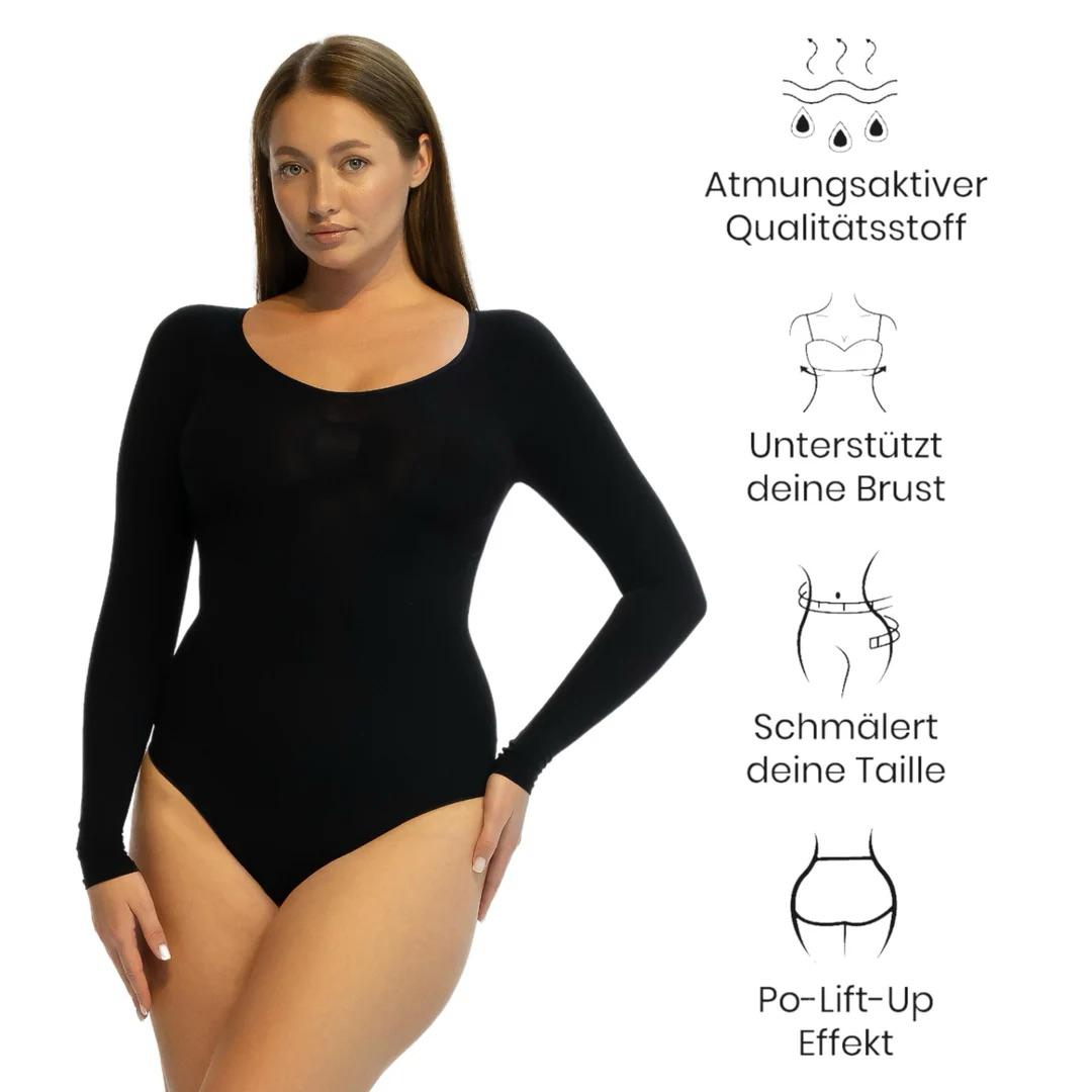 Nahtloser Shapewear Longsleeve mit Slip für Perfekte Silhouette