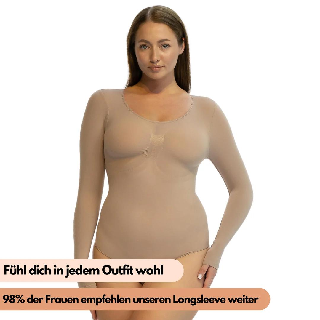 Nahtloser Shapewear Longsleeve mit Slip für Perfekte Silhouette