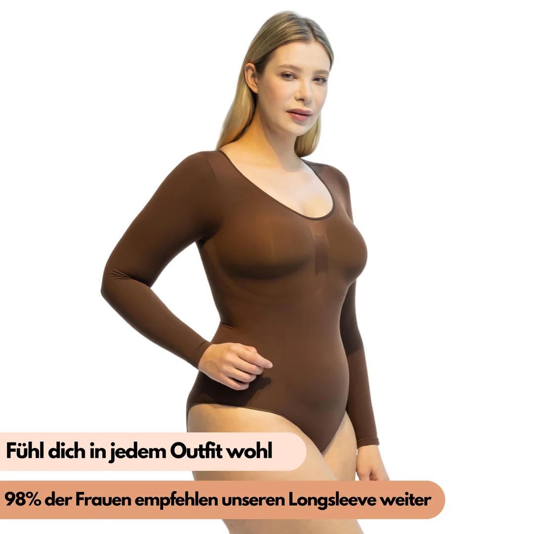 Nahtloser Shapewear Longsleeve mit Slip für Perfekte Silhouette