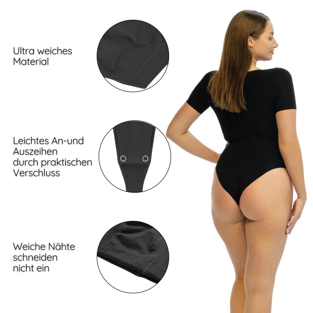Nahtloser Shapewear Longsleeve mit Slip für Perfekte Silhouette