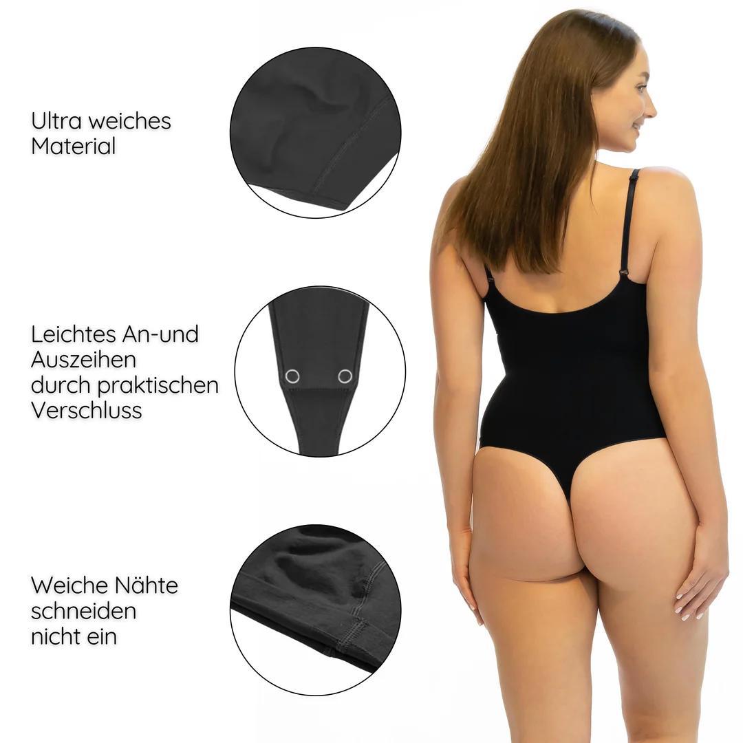 Nahtloser Shapewear Bodysuit mit String für Perfekte Silhouette