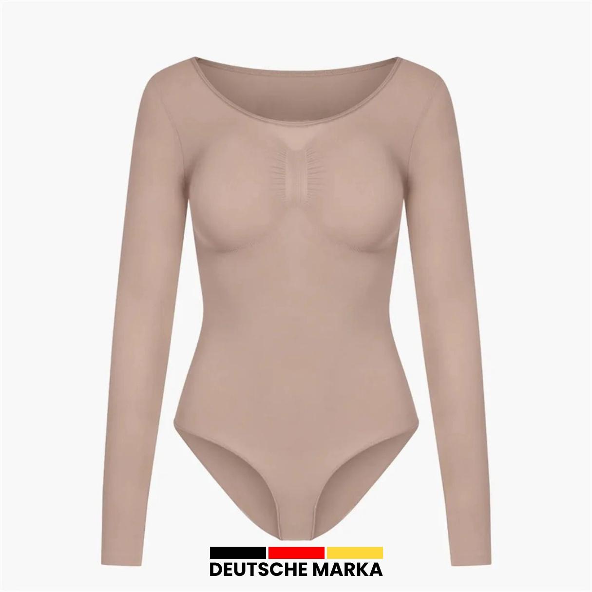 Nahtloser Shapewear Longsleeve mit Slip für Perfekte Silhouette