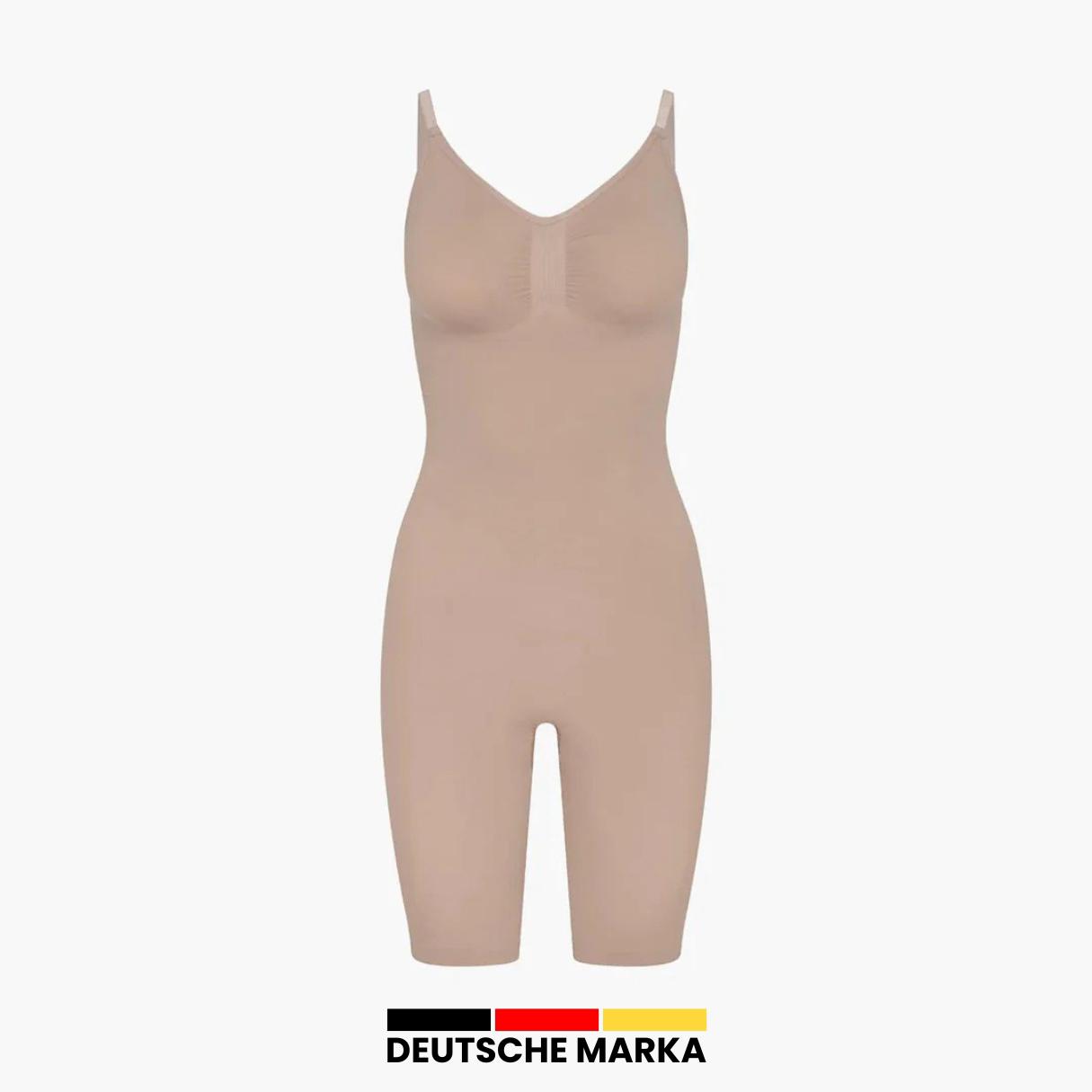 Nahtloser Shapewear Bodysuit mit Shorts für Perfekte Silhouette