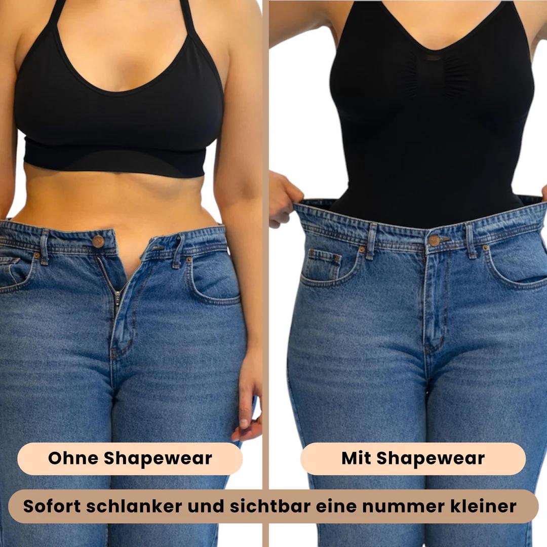 Nahtloser Shapewear Bodysuit mit Shorts für Perfekte Silhouette