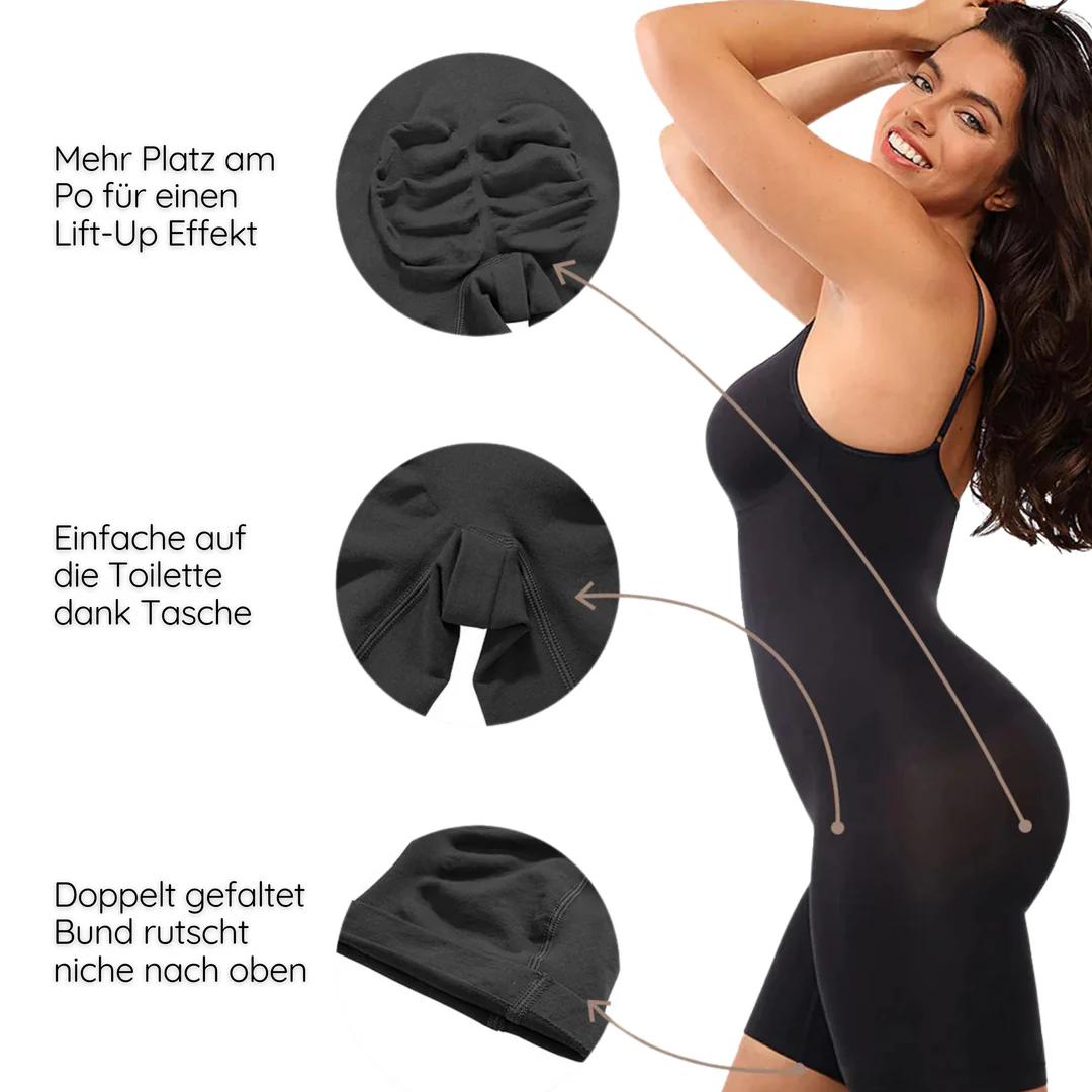 Nahtloser Shapewear Bodysuit mit Shorts für Perfekte Silhouette