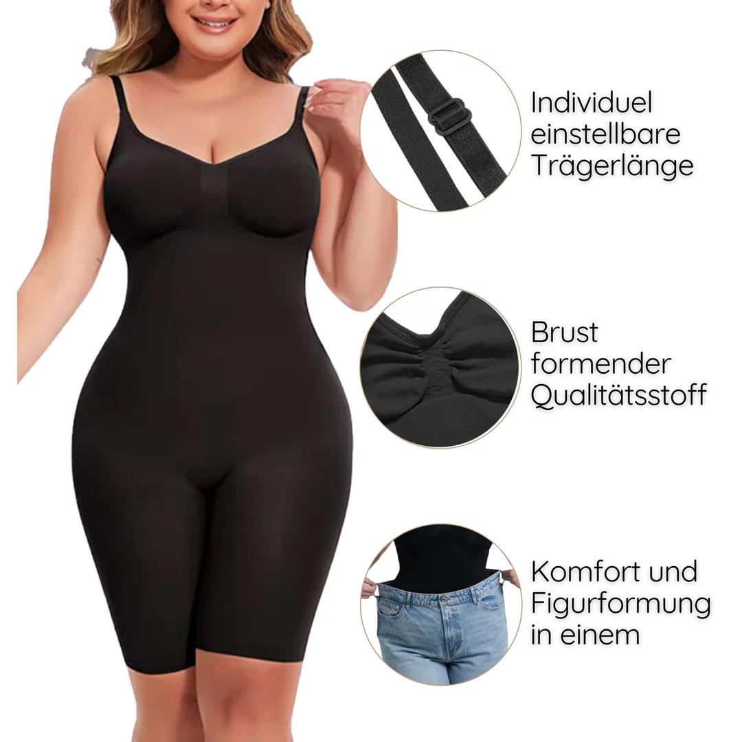 Nahtloser Shapewear Bodysuit mit Shorts für Perfekte Silhouette