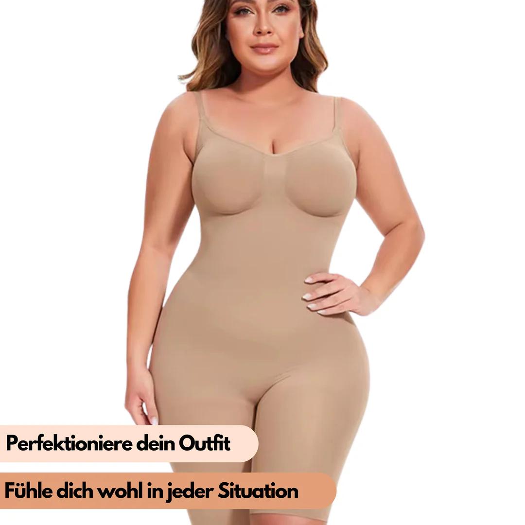 Nahtloser Shapewear Bodysuit mit Shorts für Perfekte Silhouette