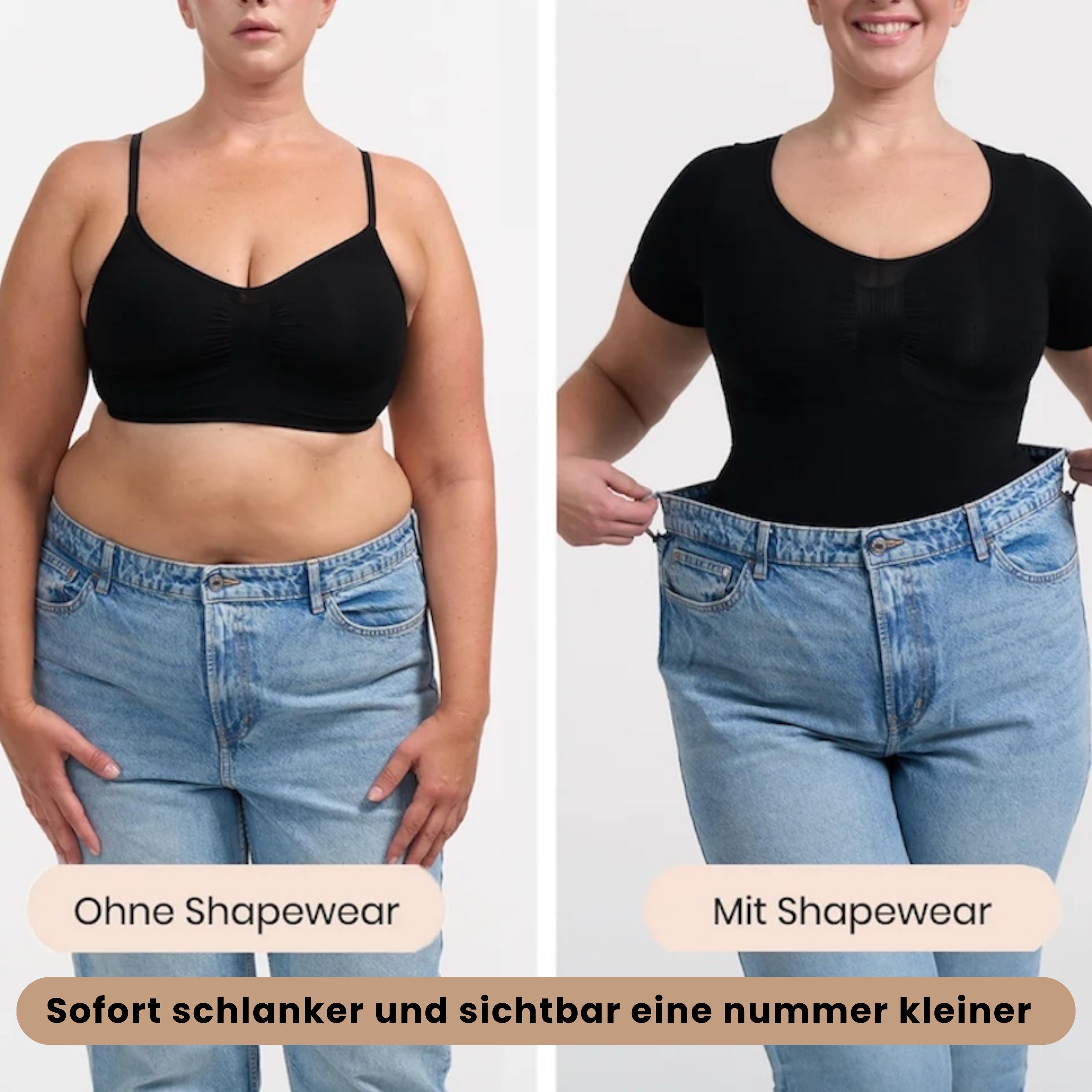 Nahtloser Shapewear T-Shirt mit String für Perfekte Silhouette